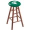 Holland Bar Stool Co Oak Counter Stool, Medium Finish, Michigan State Seat RC24OSMed - alternate 1